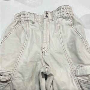 Cream Cargo Pants